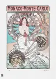 Alphonse Mucha, Monaco Monte Carlo, cromolitografie
