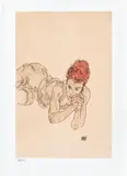 Egon Schiele, Pe gânduri, cromolitografie