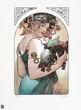 Alphonse Mucha, Toamna, cromolitografie