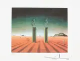 Cei doi arlechini by Salvador Dalí, cromolitografie, sold Jun 2021