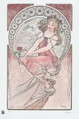Muză by Alphonse Mucha, cromolitografie, sold Jun 2021