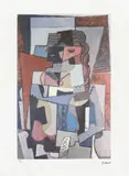 Portret cu corset by Pablo Picasso, cromolitografie, sold Jun 2021