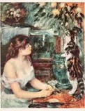 Prietenele by Pierre-Auguste Renoir, cromolitografie, sold Jun 2021