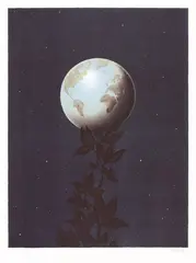 În stil mare by René Magritte, cromolitografie, sold Jun 2021