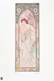 Alphonse Mucha, Contemplarea serii, cromolitografie