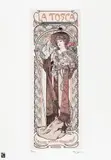 Alphonse Mucha, La Tosca, cromolitografie