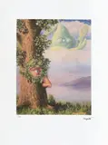 Alice în Țara Minunilor by René Magritte, cromolitografie, sold Jun 2021