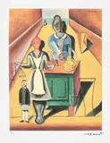 Max Ernst, Justiția, cromolitografie