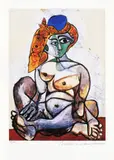 Portret cu turban by Pablo Picasso, cromolitografie, sold Jun 2021