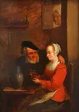 Manieră David Teniers cel Tânăr, Secretul, ulei pe lemn