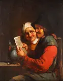 Manieră Thomas van Apshoven, Scrisoarea, ulei pe lemn
