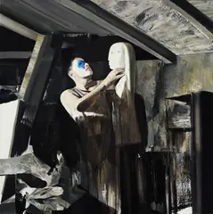 Felix Aftene, Mirabilia, 2017, acrilic pe pânză