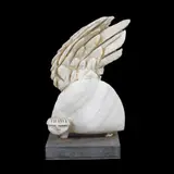 Adrian Ilfoveanu, Animalul soarelui, 2009, marmură de Carrara