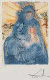 Maria conferens in corde suo by Salvador Dalí, cromolitografie, sold May 2021