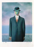Fiul bărbatului by René Magritte, cromolitografie, sold May 2021