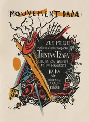 Marcel Janco, Mouvement Dada, litografie offset