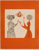 Jules Perahim, Regele Soare, 1958, cromolitografie