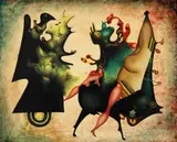 Jules Perahim, Le Taureau, ulei pe placaj
