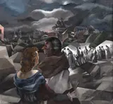 Paul Ackerman, Vivaldi la Veneția, 1970, ulei pe pânză