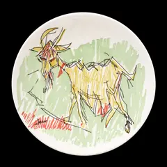 Capră by Marcel Janco, ceramică, sold May 2021