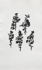 Étienne Hajdú, Arbori, 1974, litografie