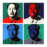 Andy Warhol, Mao (4), cromolitografie