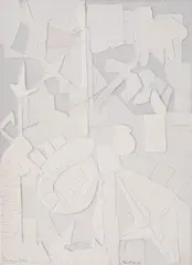 Marcel Janco, Blanc sur blanc, embossaje