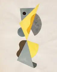 Henry Nouveau, Portret, 1931, guașă pe hârtie