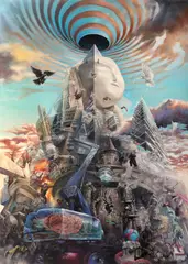 Obie Platon, Sic Transit Gloria Mundi, 2021, ulei pe pânză