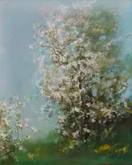 Primăvară by Corneliu Brudașcu, ulei pe pfl, sold Apr 2021