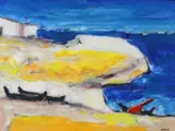 Marină by Ion Pacea, ulei pe pânză, sold Apr 2021