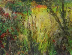 Vadim Crețu, Câmp cu flori, 2016, ulei pe pânză