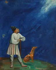 Cometa by Dimitrie Gavrilean, 1989, ulei pe pânză, offered Apr 2021