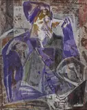 Alma Redlinger, Portretul artistei (Eva Cerbu), ulei pe pânză