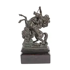 Constantin Baraschi, Sfântul Gheorghe, cca. 1938, bronz