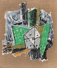 Vert et noir by Marcel Janco, dadalit pe pânză, offered Mar 2021