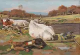 Nicolae Enea, Odihnă la câmp