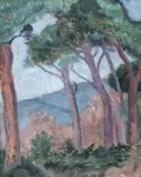 Theodor Pallady, Peisaj din Provence, mijlocul anilor '30, ulei pe carton