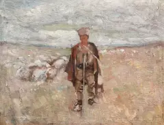 Ștefan Luchian, Ciobănaș, 1898-1899, ulei pe pânză