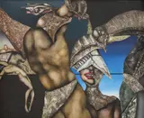 Dansul by Petre Velicu, ulei pe pânză, offered Mar 2021