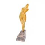 Nud by Marcel Guguianu, bronz, sold Mar 2021