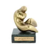 La pozat by Marcel Guguianu, bronz, sold Feb 2021