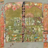 Georgeta Năpăruș, Poarta mare, 1996, ulei pe pânză