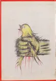 Sasha Robert Bandi, Fragile, creion și creioane colorate pe hârtie lipită pe copertă