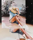 Sergiu Laslo, Summertime, 2020, ulei pe pânză
