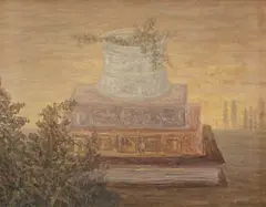 Sapere aude by Stefan Ramniceanu, 1987, ulei pe pânză, sold Feb 2021