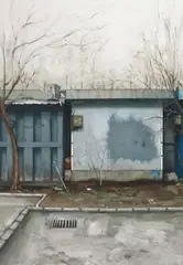 Marius Fodor, Garaj, 2018-2019, ulei pe pânză