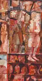 Georgeta Năpăruș, Înaintea pasului în întunecare, 1997, acuarelă pe hârtie