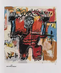Boxer by Jean-Michel Basquiat, cromolitografie, sold Feb 2021