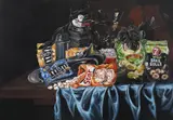 Andreea Cazacincu, Beautiful or Healthy, 2014, acrilic pe pânză
